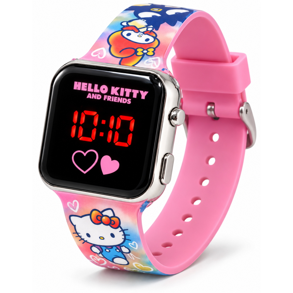 Orologio a LED Hello Kitty da Polso Digitale con Cinturino Silicone - Hk50151