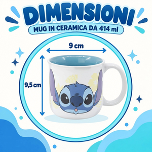 Tazza Mug Stitch DISNEY in Ceramica 470 Ml in Confezione - Stt1366