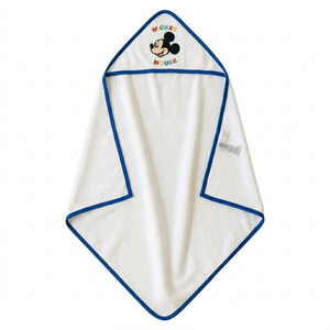 Accappatoio Triangolo Topolino Mickey Mouse DISNEY Neonato Bambino Asciugamano in Cotone - Mic1726/3
