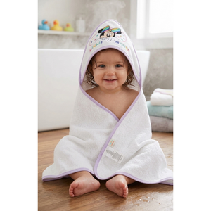 Accappatoio Triangolo Minnie Mouse DISNEY Neonato Bambina Asciugamano in Cotone - Min1727/3