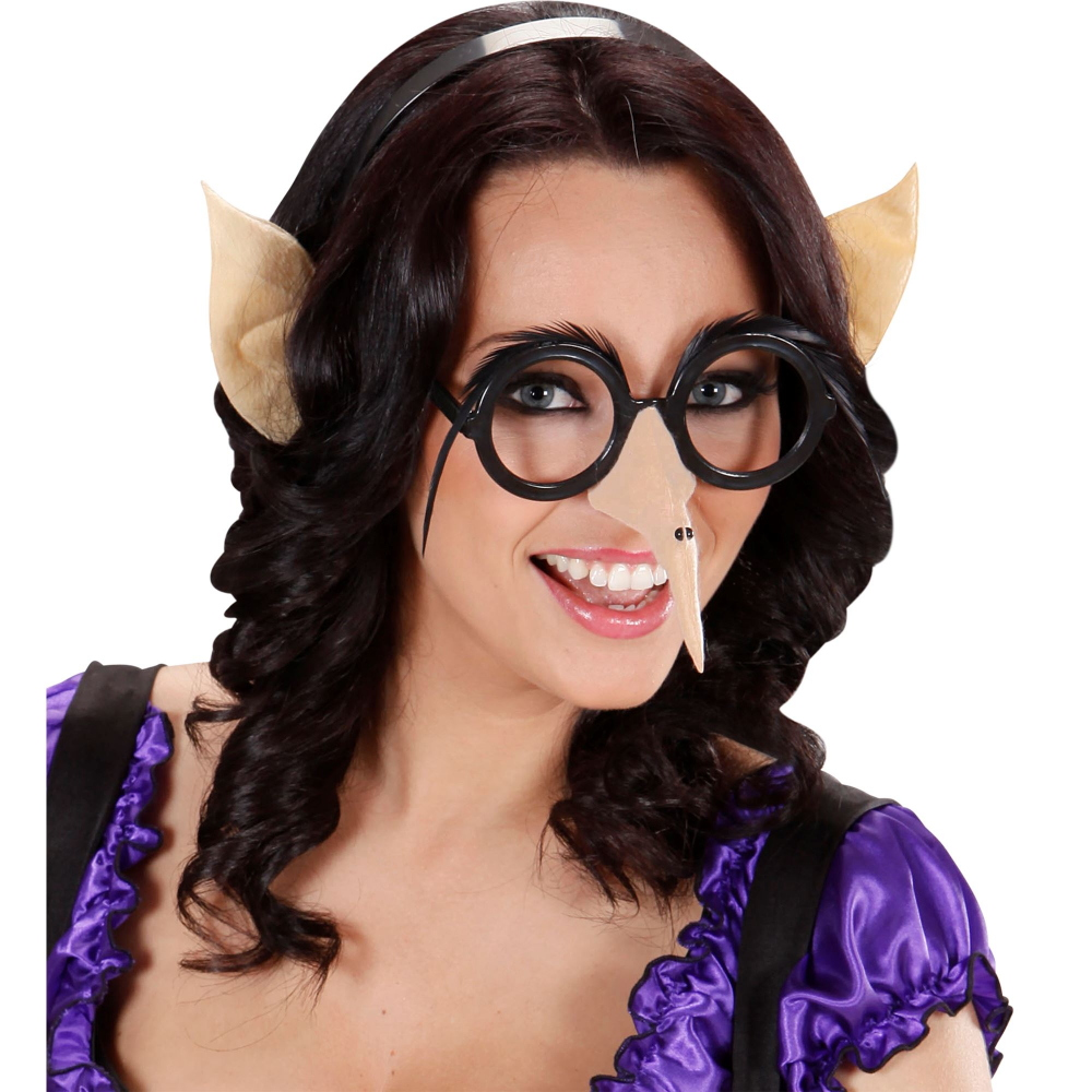 Cerchietto Orecchie Appuntite per Elfo Accessori Travestimento Costume Carnevale Natale- 8004m