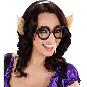 Cerchietto Orecchie Appuntite per Elfo Accessori Travestimento Costume Carnevale Natale- 8004m