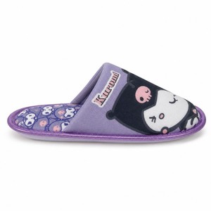 Pantofole Invernali Kuromi Sanrio Antiscivolo Ciabatte a Punta Chiusa - 7414