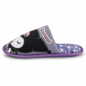 Pantofole Invernali Kuromi Sanrio Antiscivolo Ciabatte a Punta Chiusa - 7414
