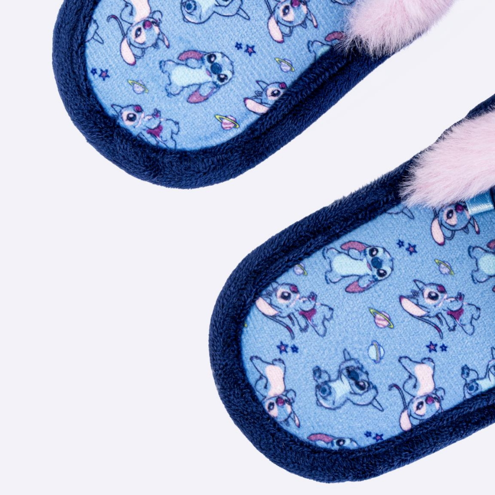 Pantofole Invernali Stitch DISNEY Antiscivolo Ciabatte a Punta Chiusa - 7415