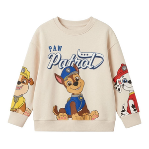 Felpa Paw Patrol Bambino in Misto Cotone Garzato Maglia Felpata - 3551