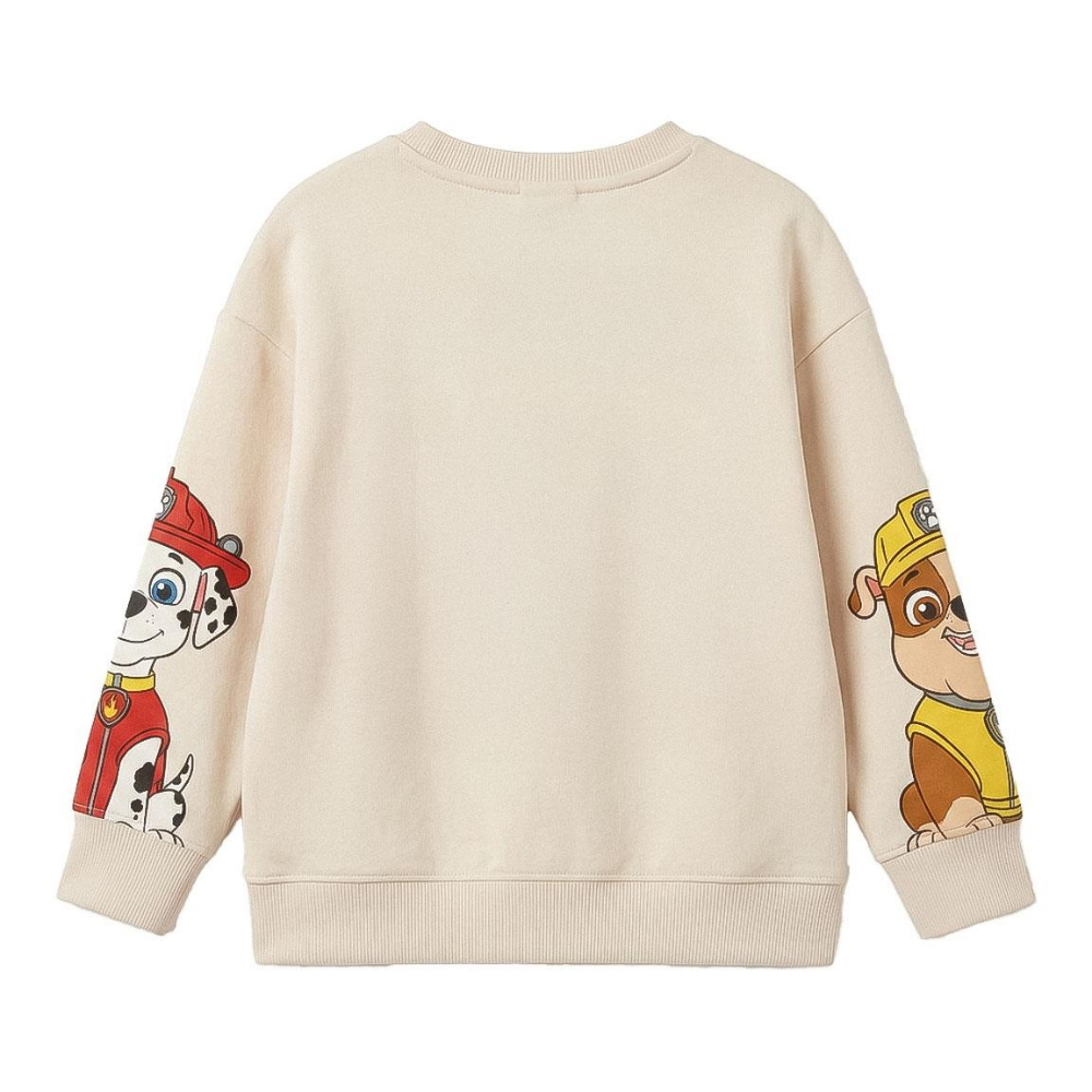 Felpa Paw Patrol Bambino in Misto Cotone Garzato Maglia Felpata - 3551