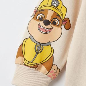 Felpa Paw Patrol Bambino in Misto Cotone Garzato Maglia Felpata - 3551