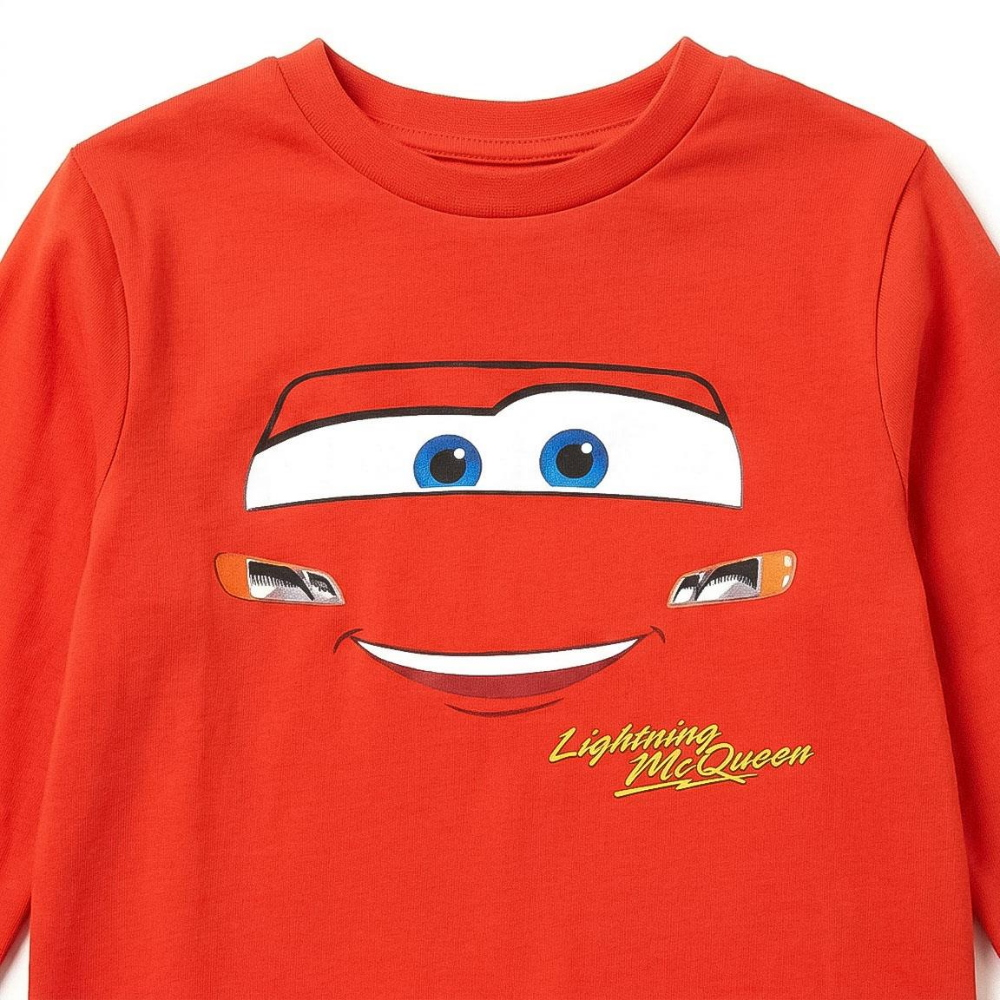 Pigiama Manica Lunga Cars DISNEY in Caldo Cotone Maglia e Pantaloni - 3576