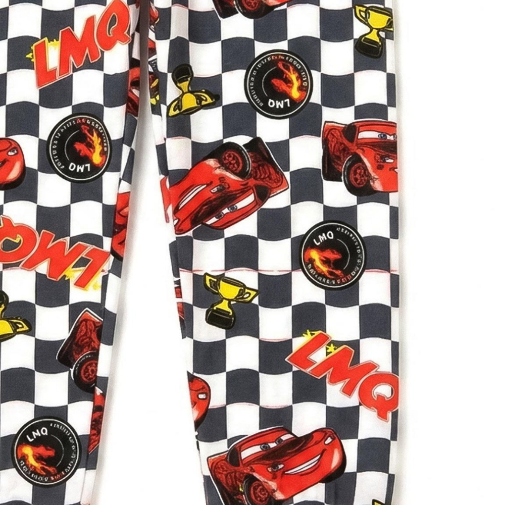 Pigiama Manica Lunga Cars DISNEY in Caldo Cotone Maglia e Pantaloni - 3576