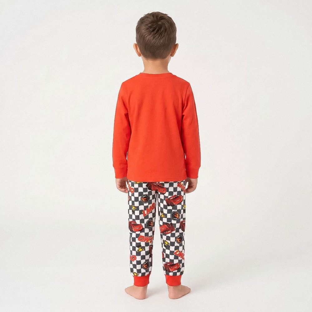 Pigiama Manica Lunga Cars DISNEY in Caldo Cotone Maglia e Pantaloni - 3576