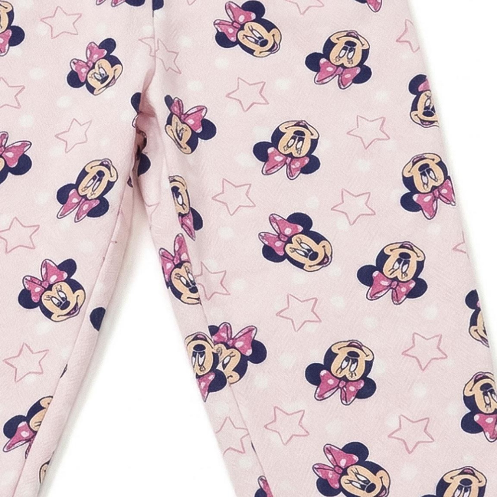 Pigiama Manica Lunga Minnie DISNEY in Caldo Cotone Maglia e Pantaloni - 3577