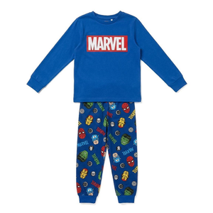 Pigiama Manica Lunga Avengers MARVEL in Caldo Cotone Maglia e Pantaloni - 3616