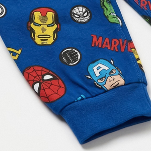 Pigiama Manica Lunga Avengers MARVEL in Caldo Cotone Maglia e Pantaloni - 3616