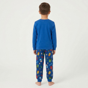 Pigiama Manica Lunga Avengers MARVEL in Caldo Cotone Maglia e Pantaloni - 3616