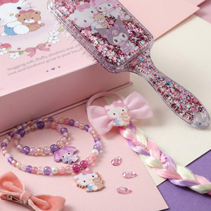 Set Accessori Hello Kitty Sanrio 6 Pezzi Accessori Capelli Bigiotteria - 4195