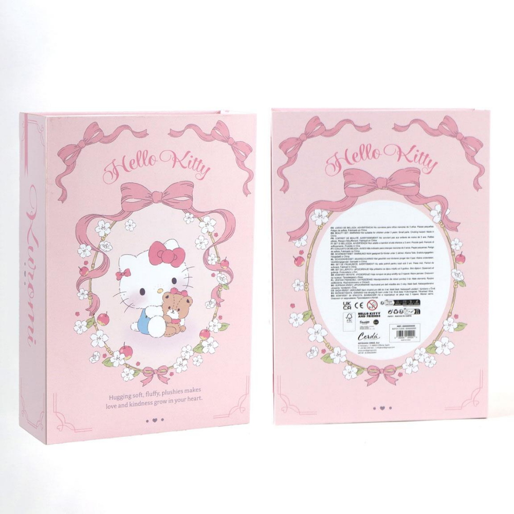 Set Accessori Hello Kitty Sanrio 6 Pezzi Accessori Capelli Bigiotteria - 4195