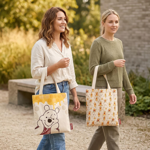 Borsa in Tela Winnie the Pooh DISNEY Borsa Shopper Multifunzione Tote Bag- 6762/2