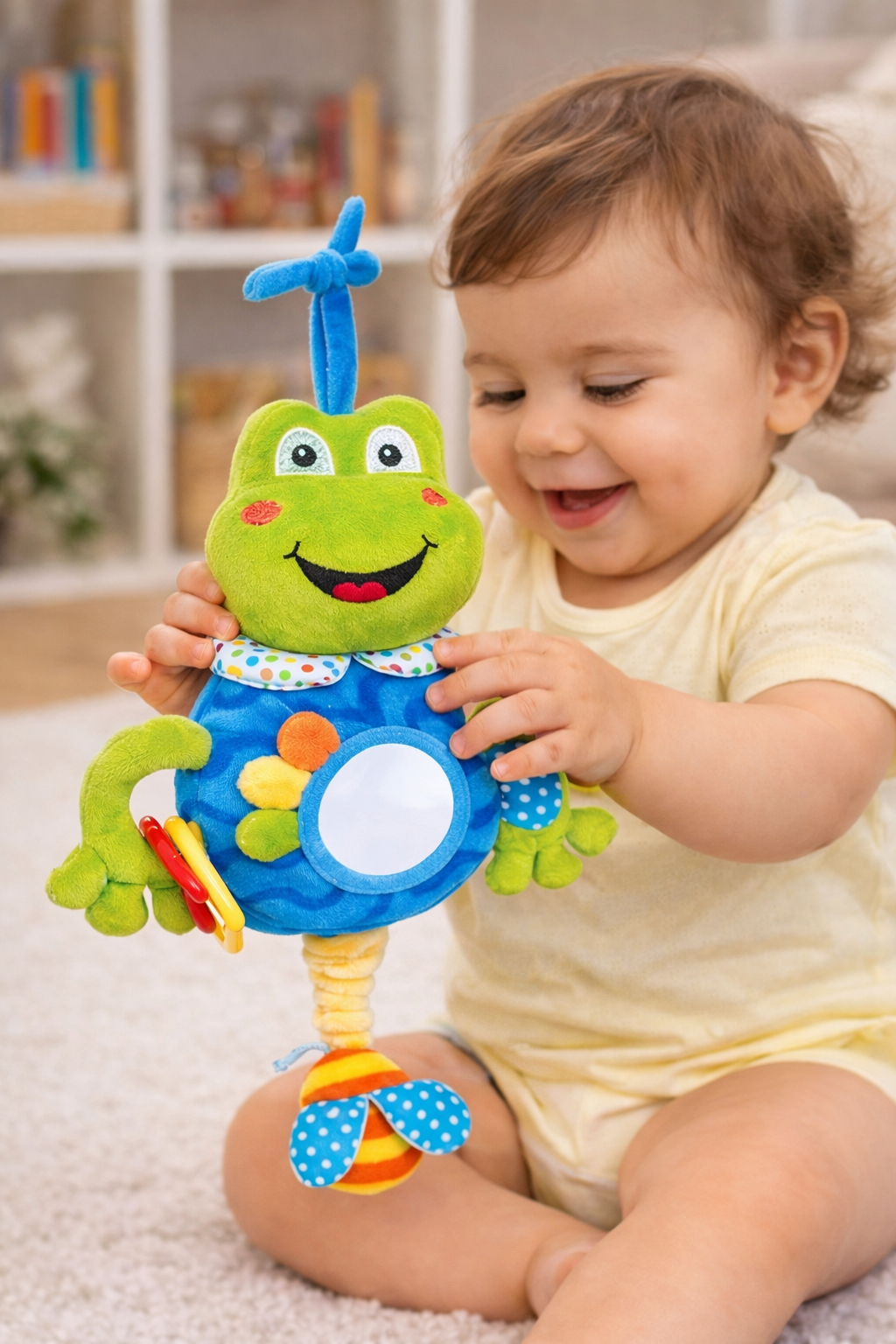 Peluche Carillon Ranocchio Neonato Cm. 29 Venturelli - 785111/2