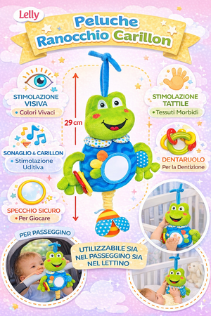 Peluche Carillon Ranocchio Neonato Cm. 29 Venturelli - 785111/2