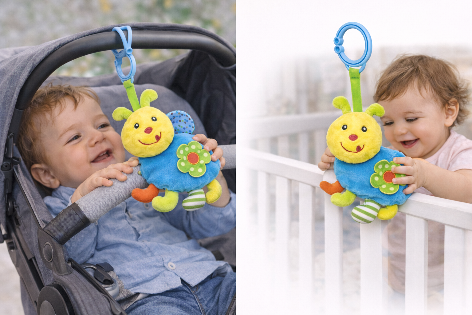 Peluche Coccinella con Giochi Neonato Cm. 29 Venturelli - 785114/2