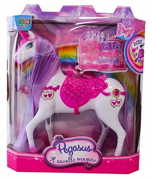Cavallo Magico Unicorno Pegasus + Accessori - Toy0100