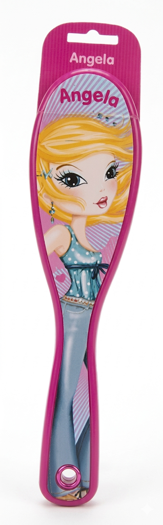 Spazzola per Capelli Top Model Angela in Plastica