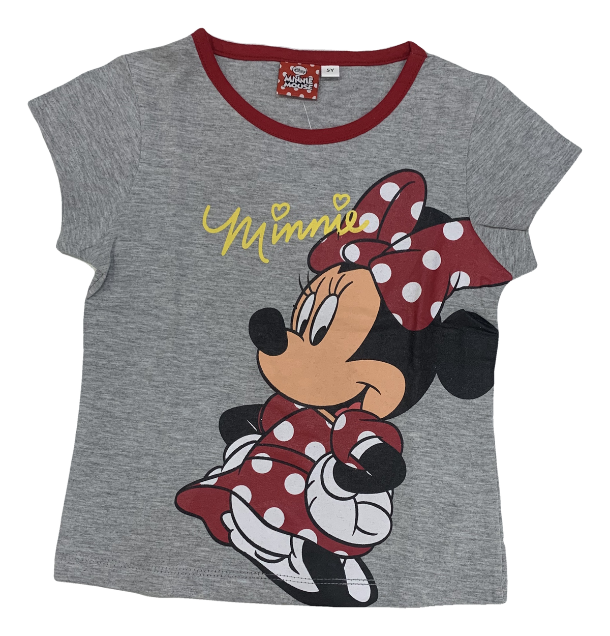 T-Shirt M.c. Minnie DISNEY Bambina Grigia 2/5 Anni-50106