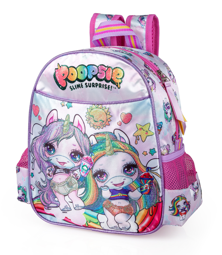 Zaino Asilo Poppies Surprise Unicorn Scuola Bambina Cm.29x25x11-20216