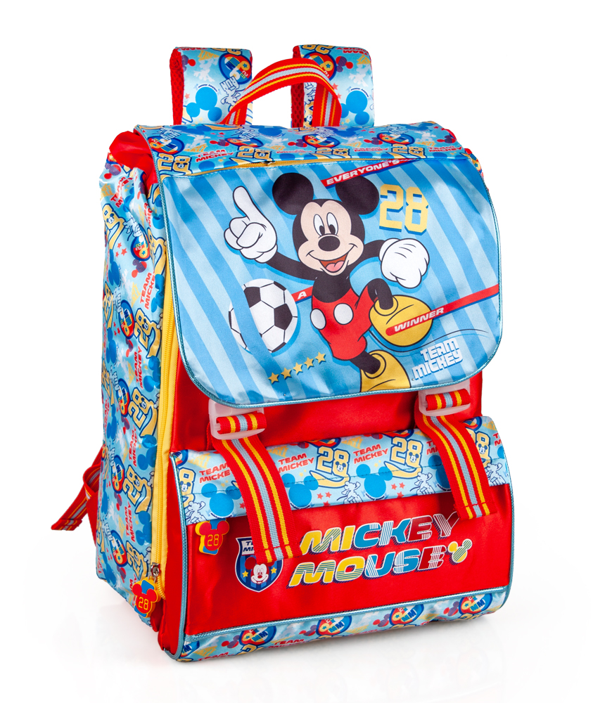 Zaino Estensibile Topolino DISNEY Scuola Borsa Tempo Libero Cm.41x31x20-34312