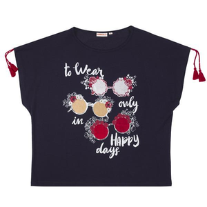 T-Shirt M.c. Bambina Ubs2 Taglie 2/10 Anni 95%co 5%el- 9418
