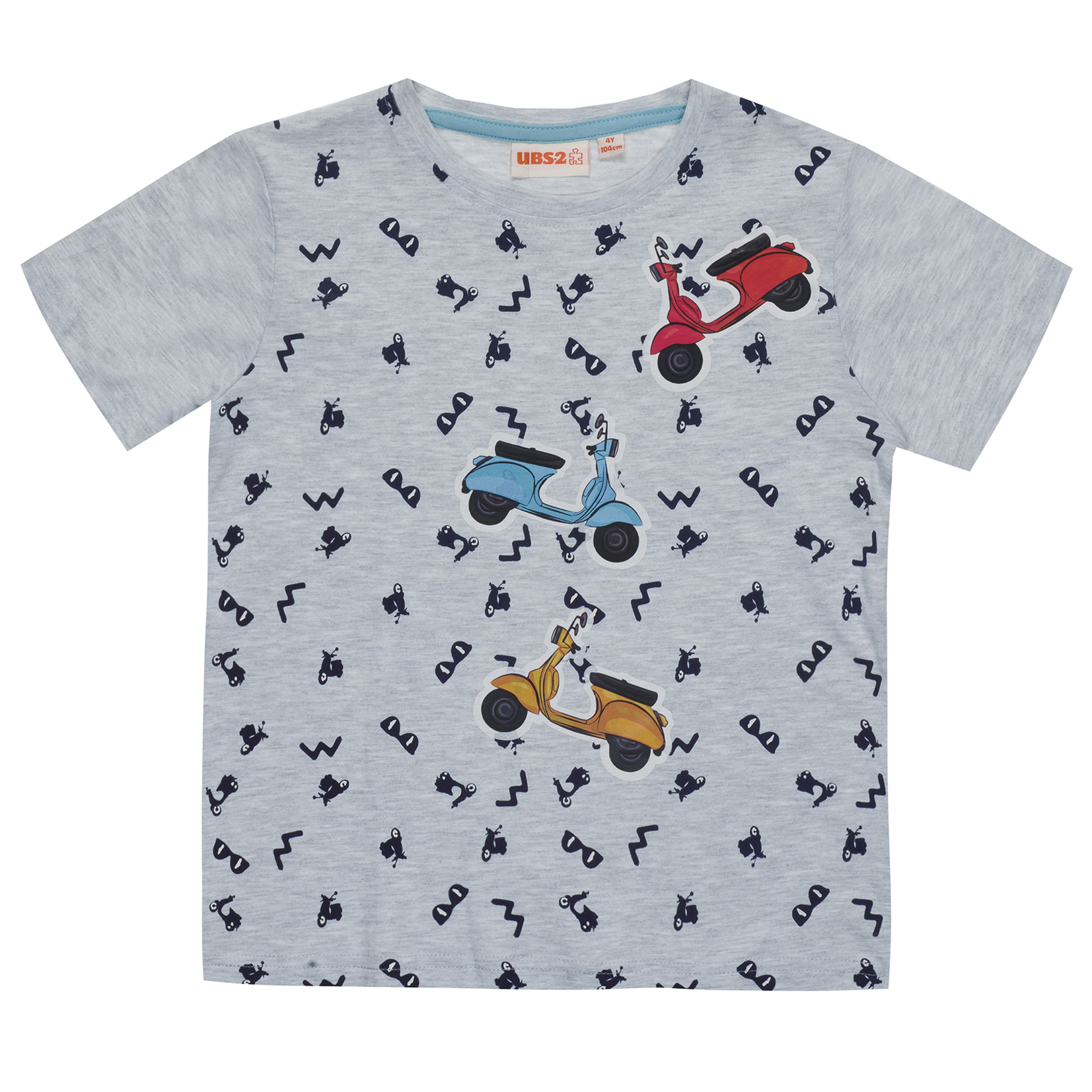 T-Shirt M.c. Bambino Ubs2 Taglie 4/8 Anni 100%co-9435