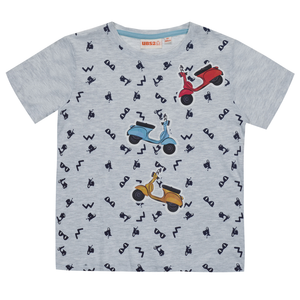T-Shirt M.c. Bambino Ubs2 Taglie 4/8 Anni 100%co-9435