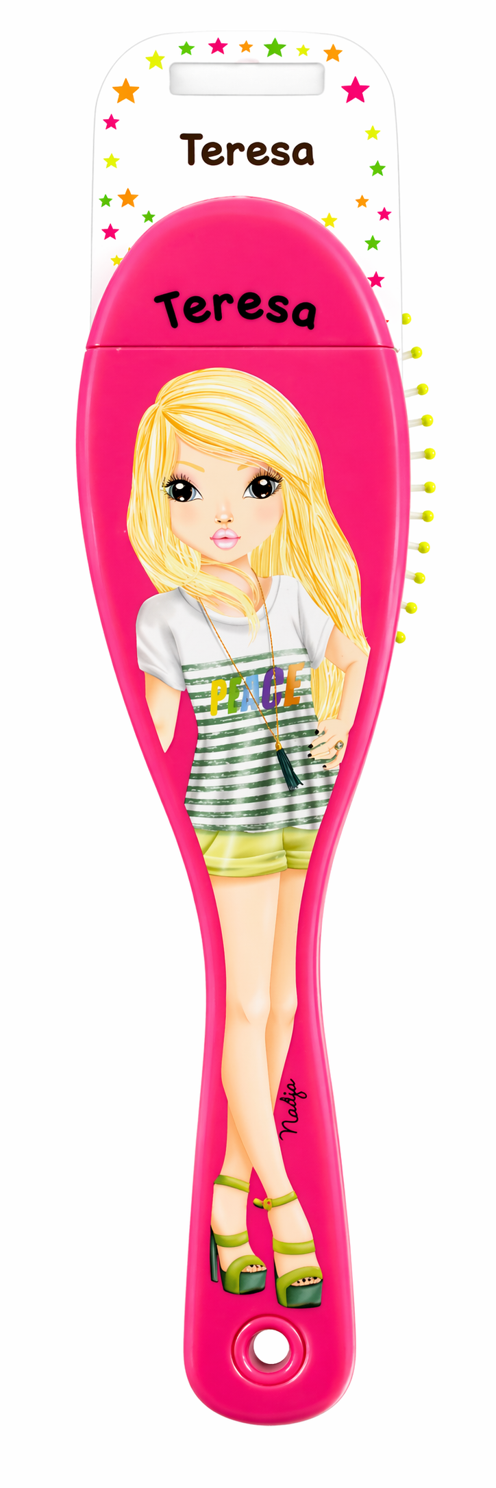 Spazzola per Capelli Top Model Teresa in Plastica