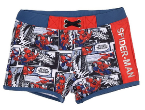 Costume Mare Spiderman Uomo Ragno MARVEL Parigamba Pantaloncino Bambino 3/8 Anni - Et1701blu