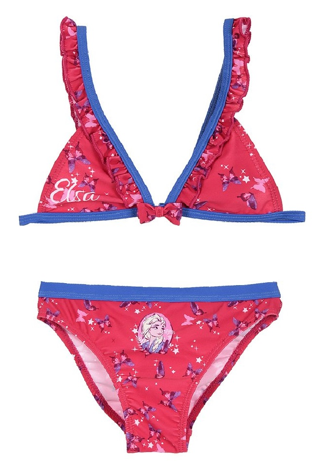 Costume Mare Frozen Ii Elsa DISNEY Bikini 2 Pezzi Bambina 4/8 Anni-Et1868fuxia