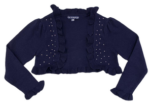 Coprispalle con Rouche e Brillantini Artigli Girl Neonata 24 Mesi Blu-A04699