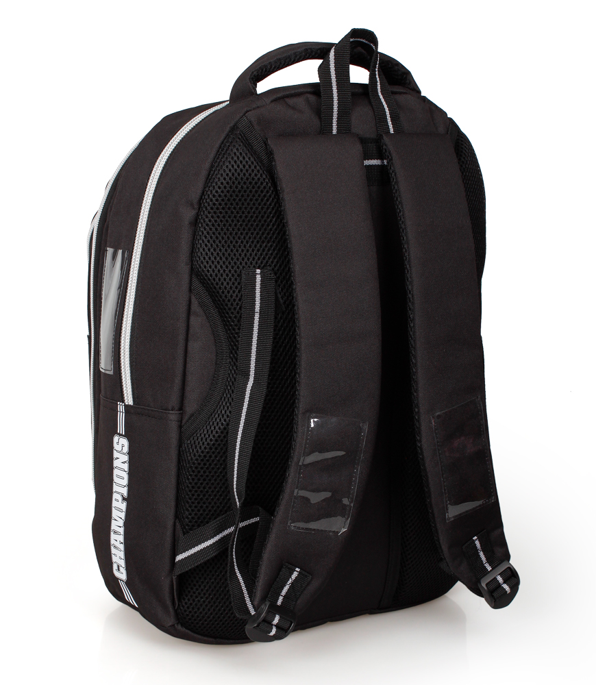 Zaino Scuola Juventus Campioni Bianconeri per Carrello Portazaino Bambino Cm.41x28x18 con Omaggio-98413