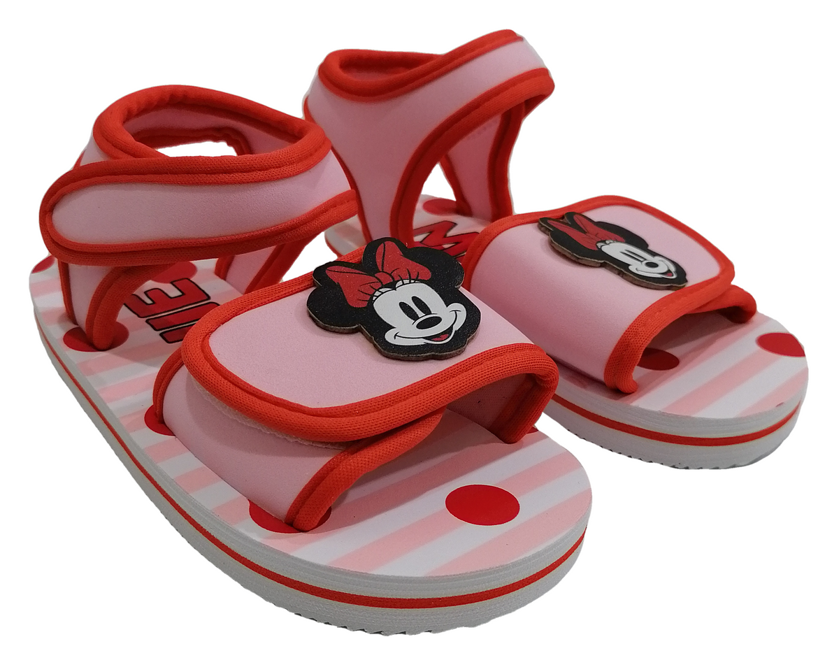 Sandali Minnie Mouse DISNEY Chiusura a Velcro Bambina Dal 22 Al 28 - Wd12933