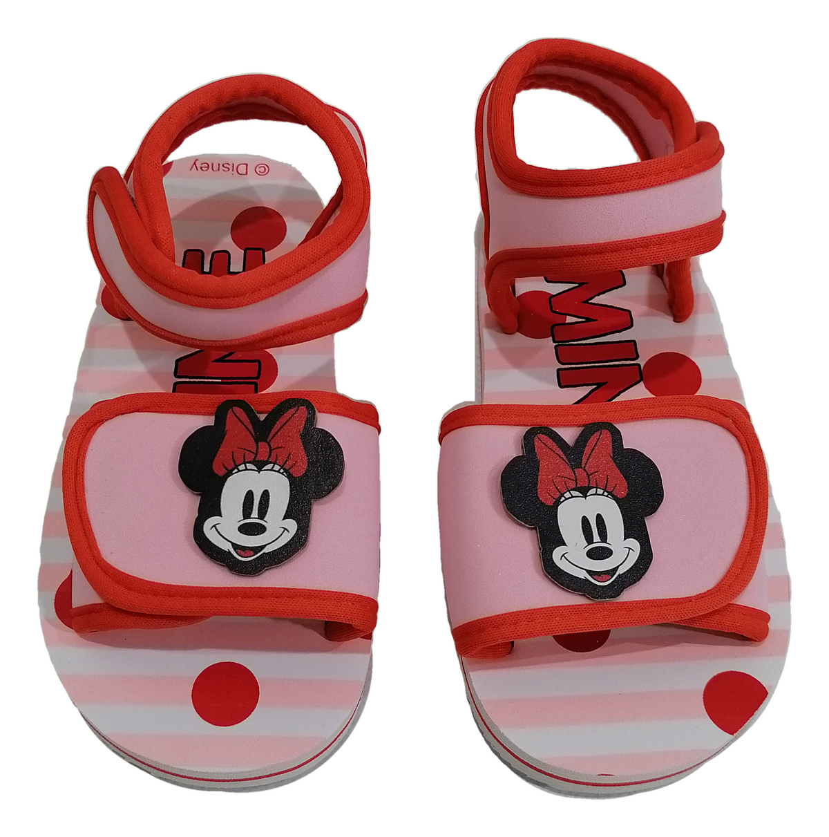 Sandali Minnie Mouse DISNEY Chiusura a Velcro Bambina Dal 22 Al 28 - Wd12933