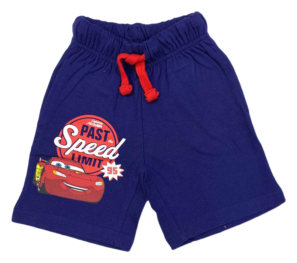 Pantalone Short Cars Bambino 2/3 Anni Blu - 4152713