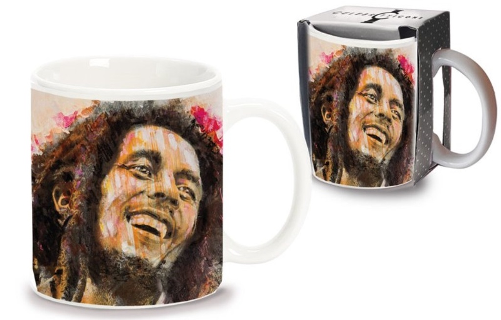 Tazza Bob Marley Reggae in Ceramica Mug in Confezione Regalo - Ci0451