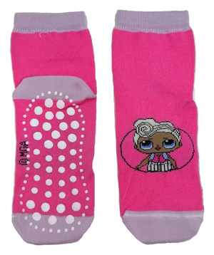 Calzini Antiscivolo Lol Surprise in Cotone Mercerizzato 4 Paia Taglie 23/34 - Lol2605