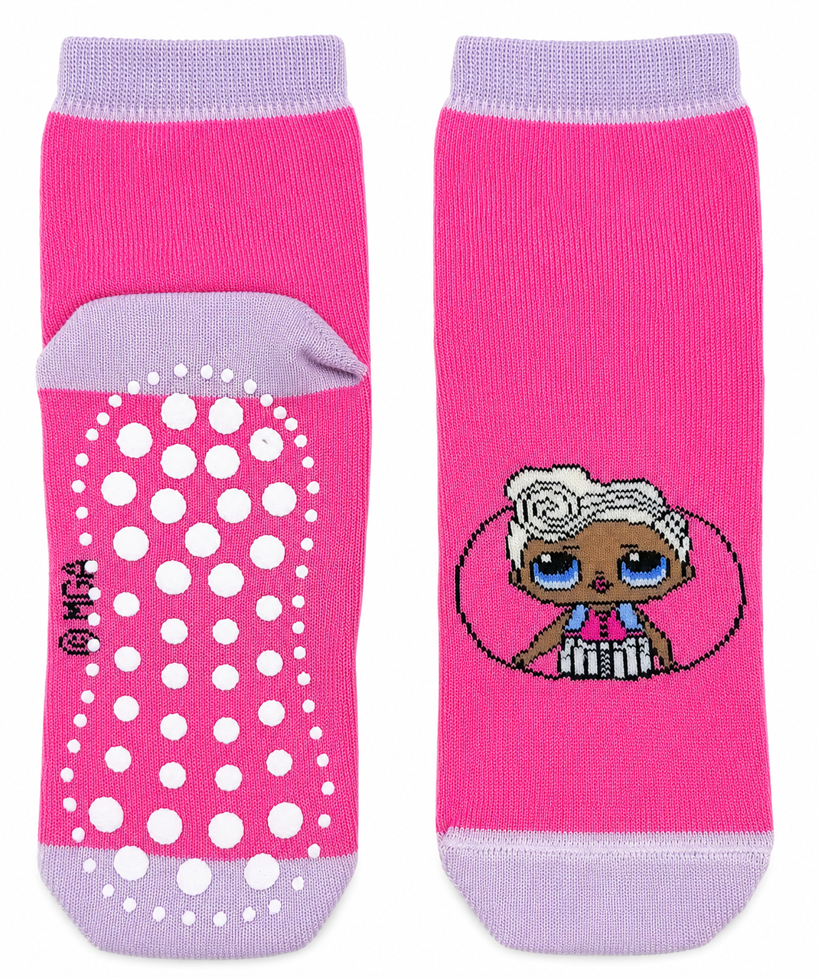 Calzini Antiscivolo Lol Surprise in Cotone Mercerizzato 4 Paia Taglie 23/34 - Lol2605