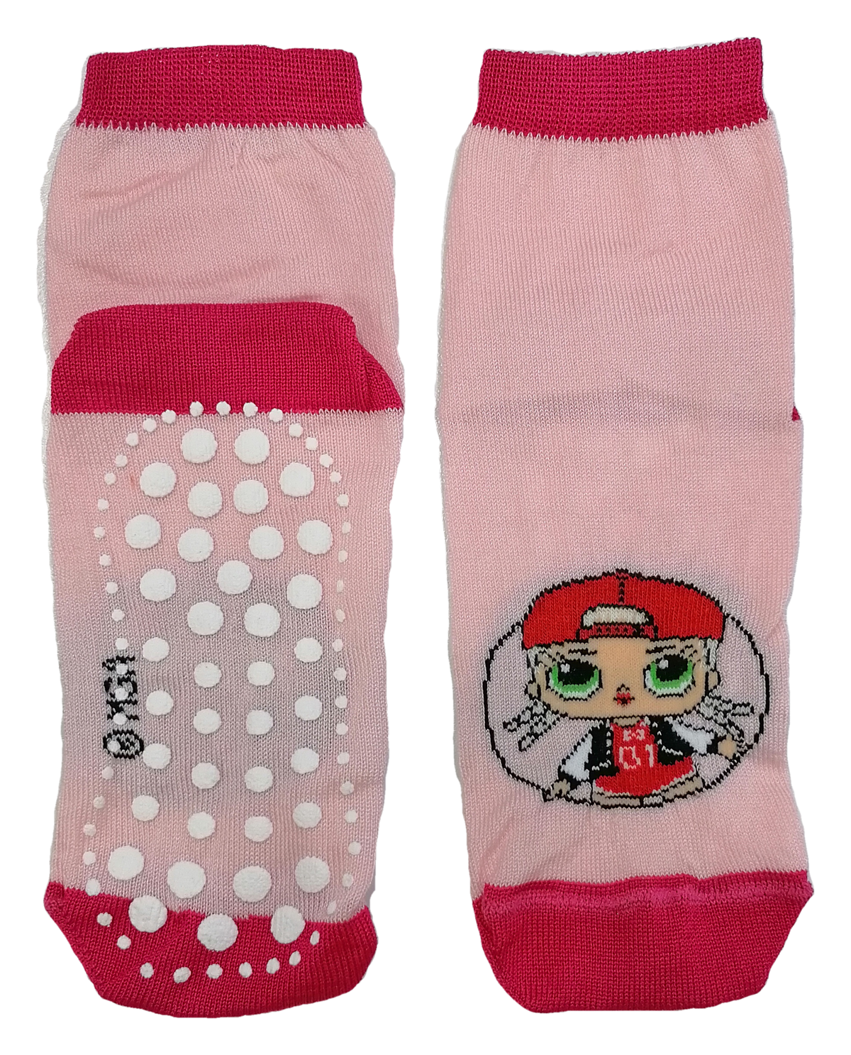 Calzini Antiscivolo Lol Surprise in Cotone Mercerizzato Singoli Tg 23/34 - Lol2606/2