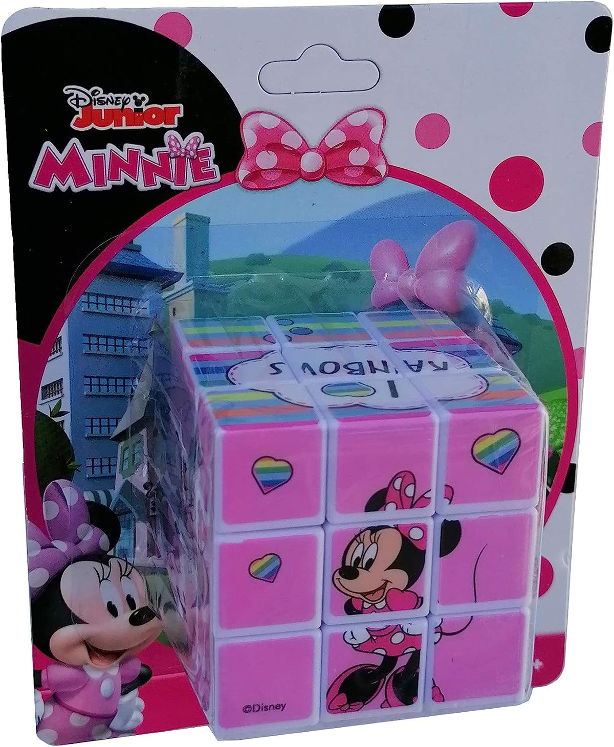 Cubo Magico Minnie Mouse DISNEY Cubo di Rubik Puzzle 6x6x6cm - Min0701