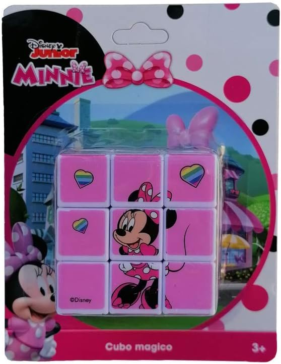 Cubo Magico Minnie Mouse DISNEY Cubo di Rubik Puzzle 6x6x6cm - Min0701