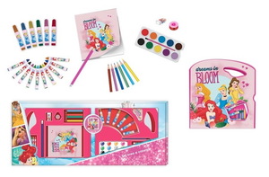 Valigetta Colori Principesse DISNEY 30 Pezzi in Confezione Regalo Tempo Libero Bambina - Pr0650