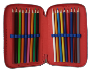 Astuccio Scuola 3d Avengers MARVEL Multiscomparto 3 Zip Portacolori Pennarelli Giotto - Av0832