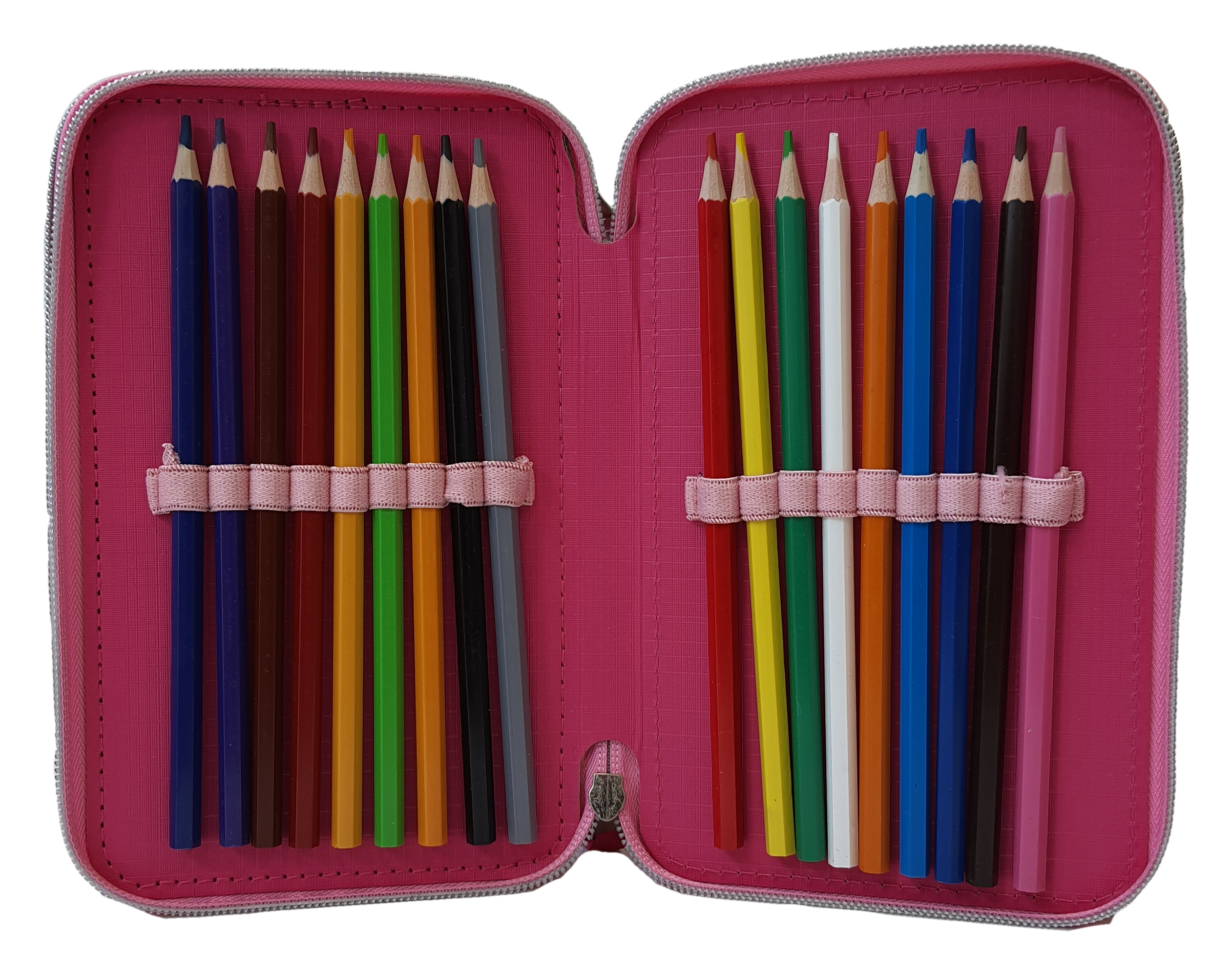 Zaino + Astuccio 3 Zip Unicorno Estensibile Scuola Elementare Colori Giotto